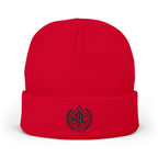 Ace'n Black Crest Embroidered Beanie