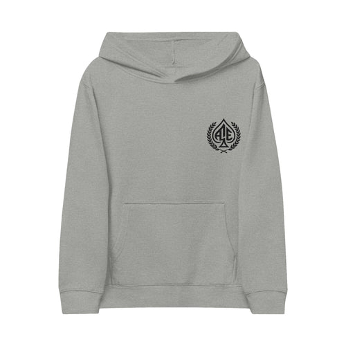 Ace'n Black Crest Embroidered Kids Hoodie