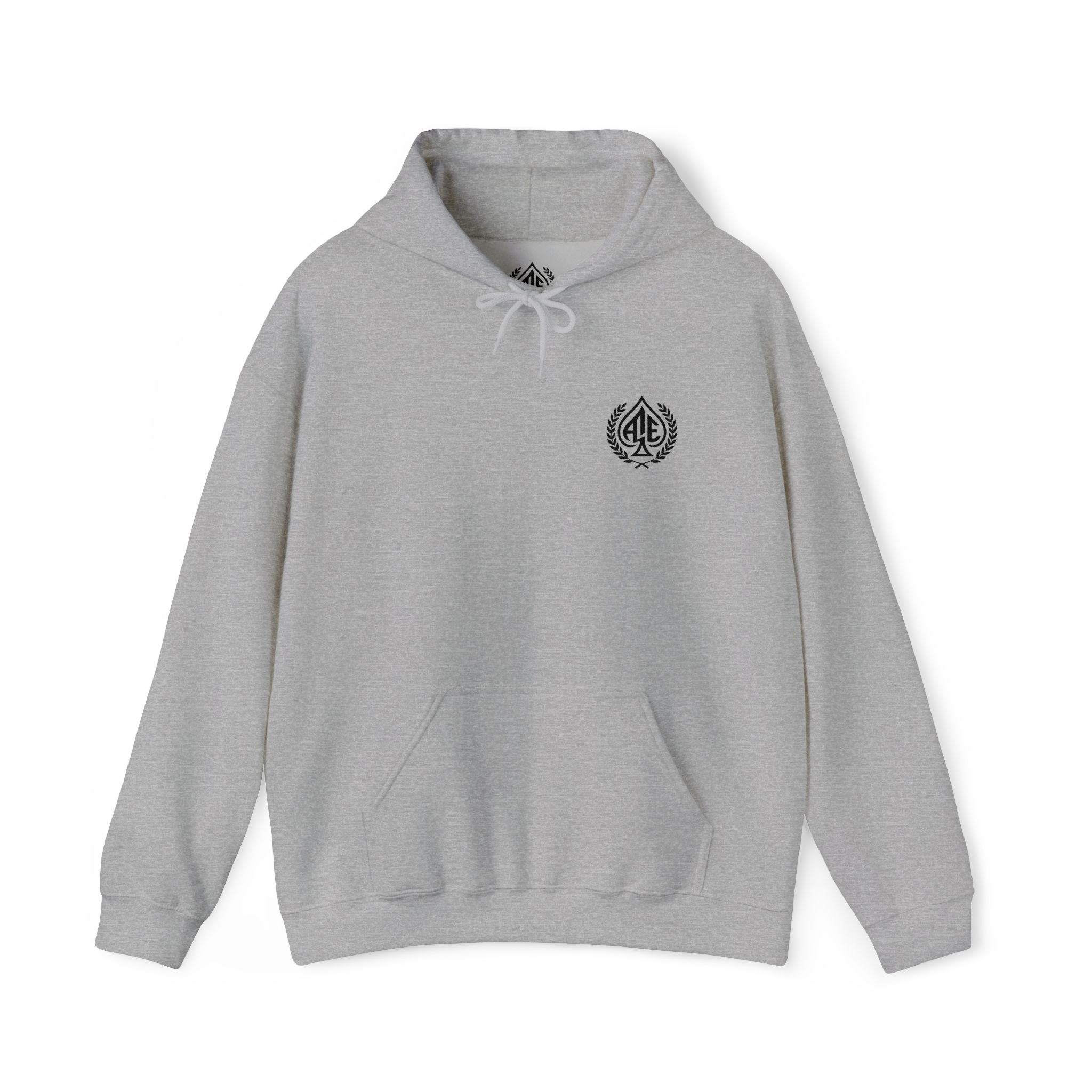 Ace'n Black Crest Embroidered Hoodie