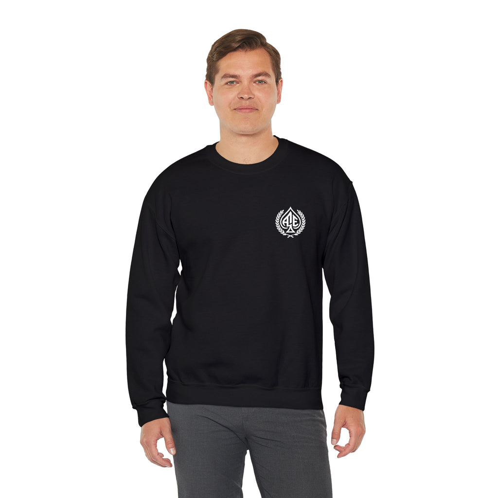 Ace'n White Crest Embroidered Crewneck Sweatshirt