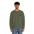 Ace'n Black Crest Embroidered Crewneck Sweatshirt