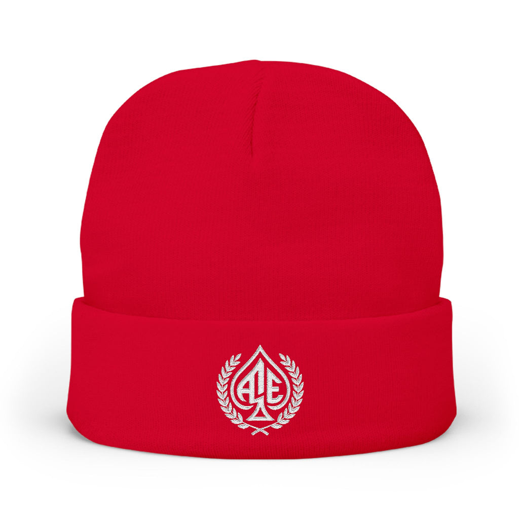 Ace'n White Crest Embroidered Beanie
