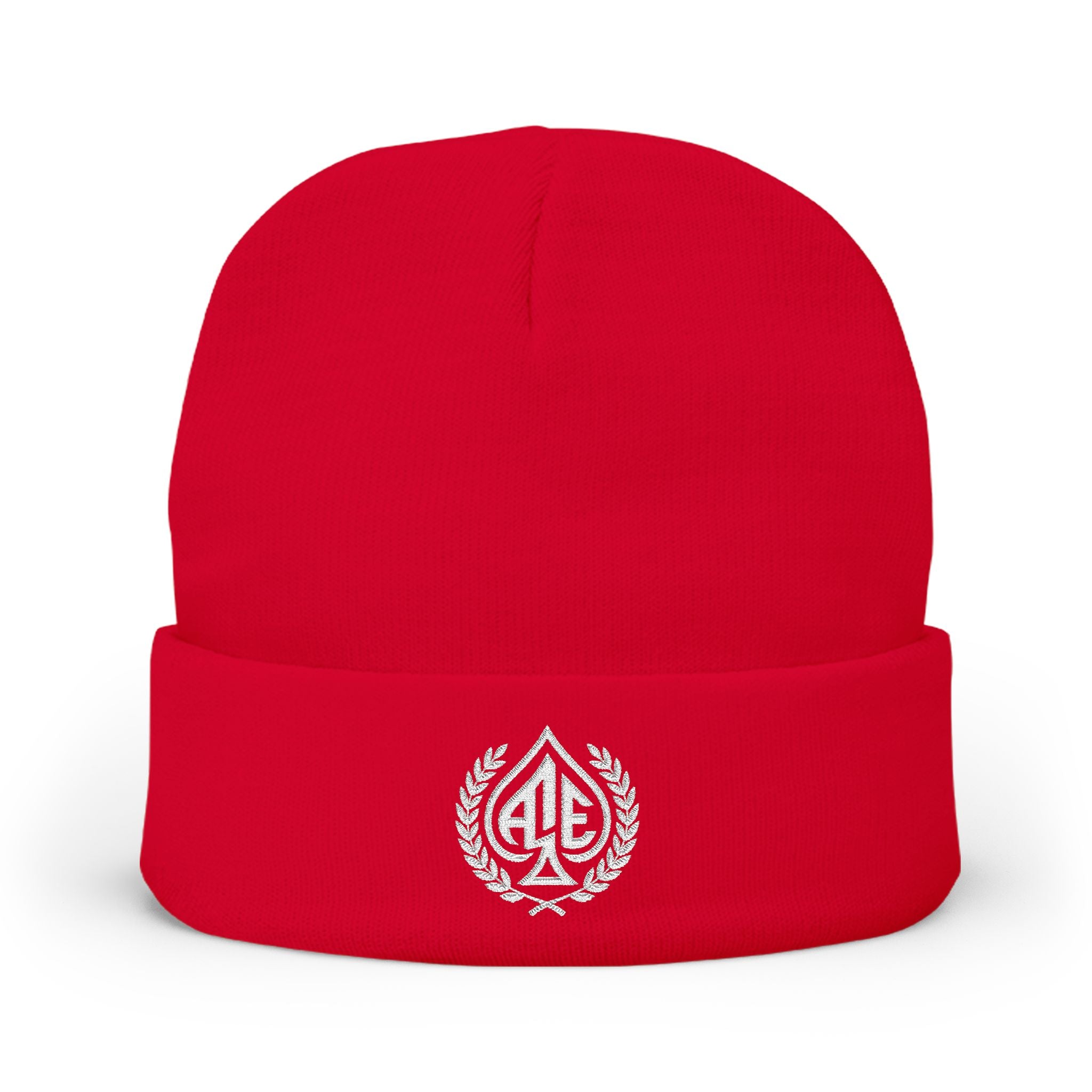 Ace'n White Crest Embroidered Beanie