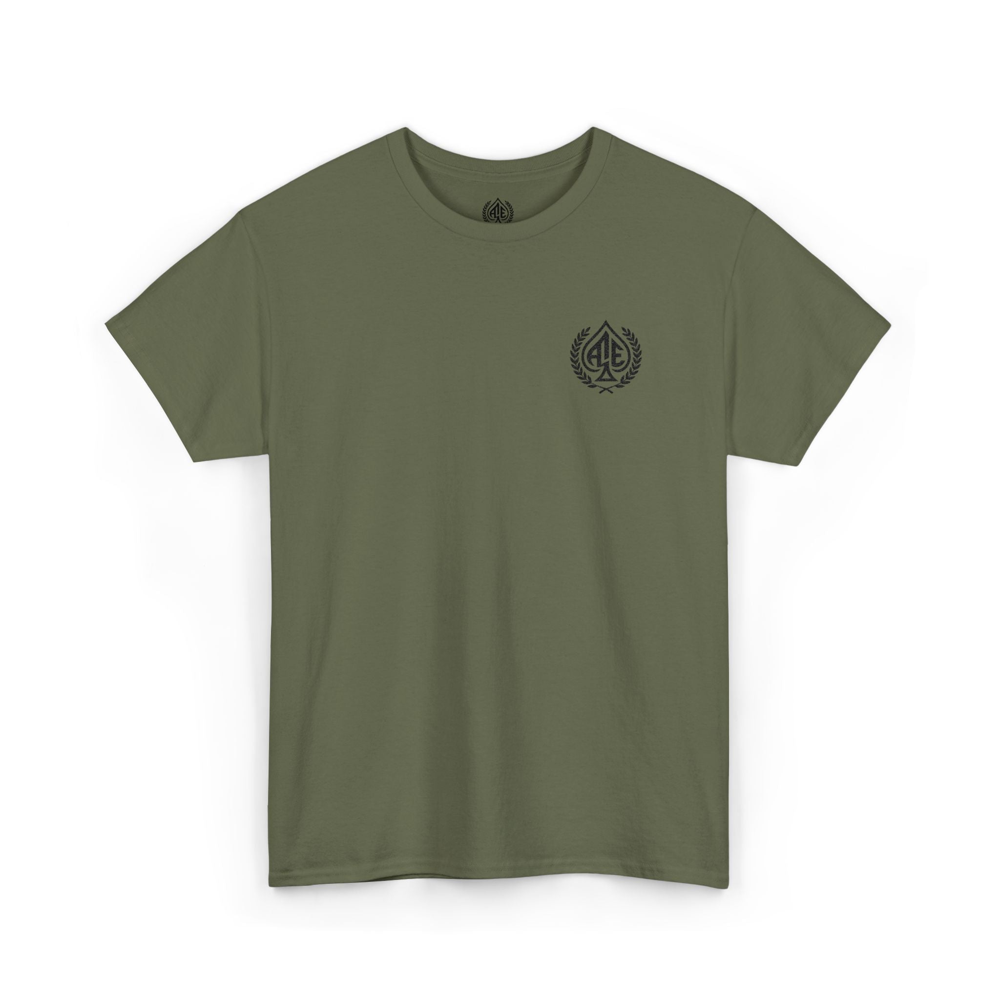 Ace'n Black Crest Embroidered Tee