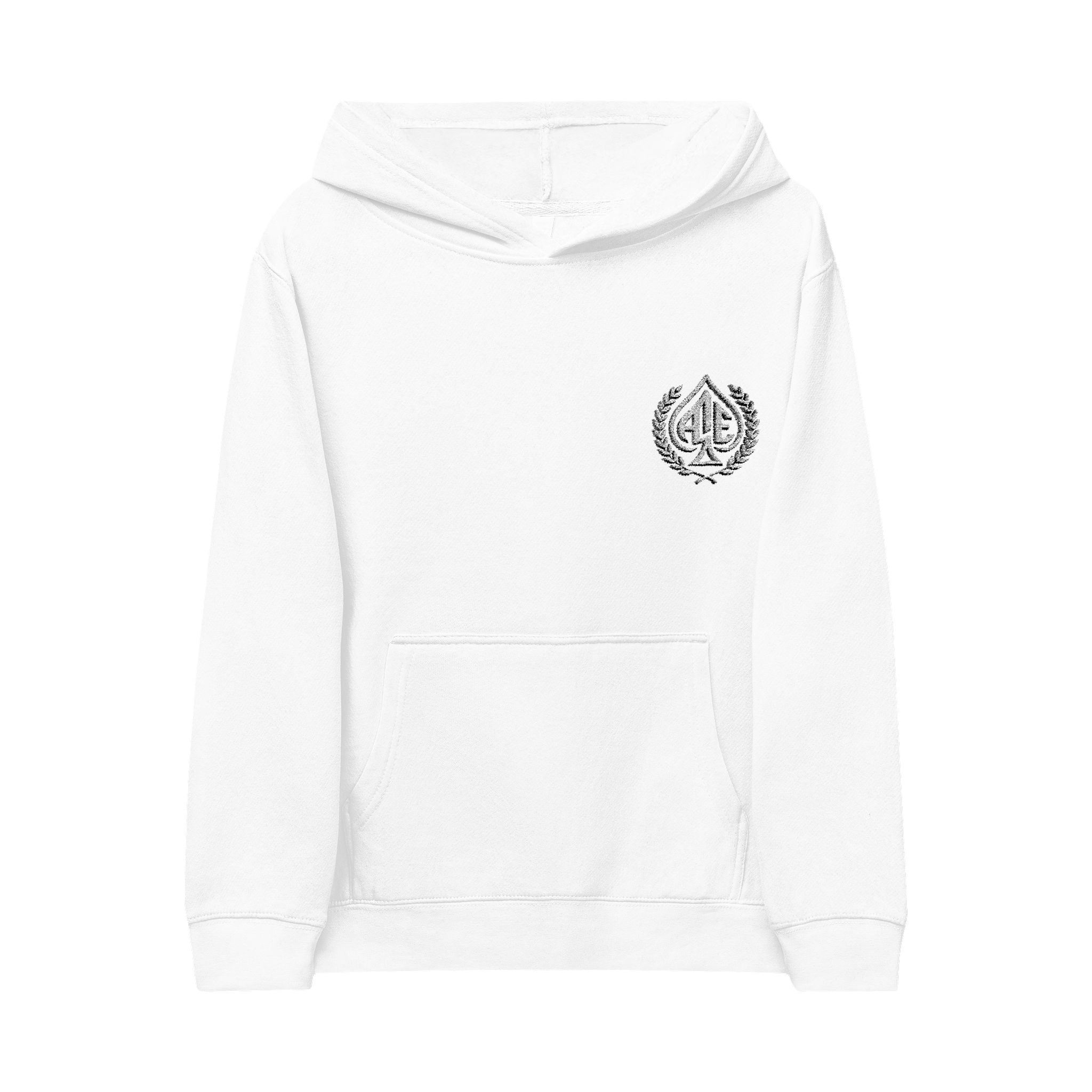 Ace'n White Crest Embroidered Kids Hoodie