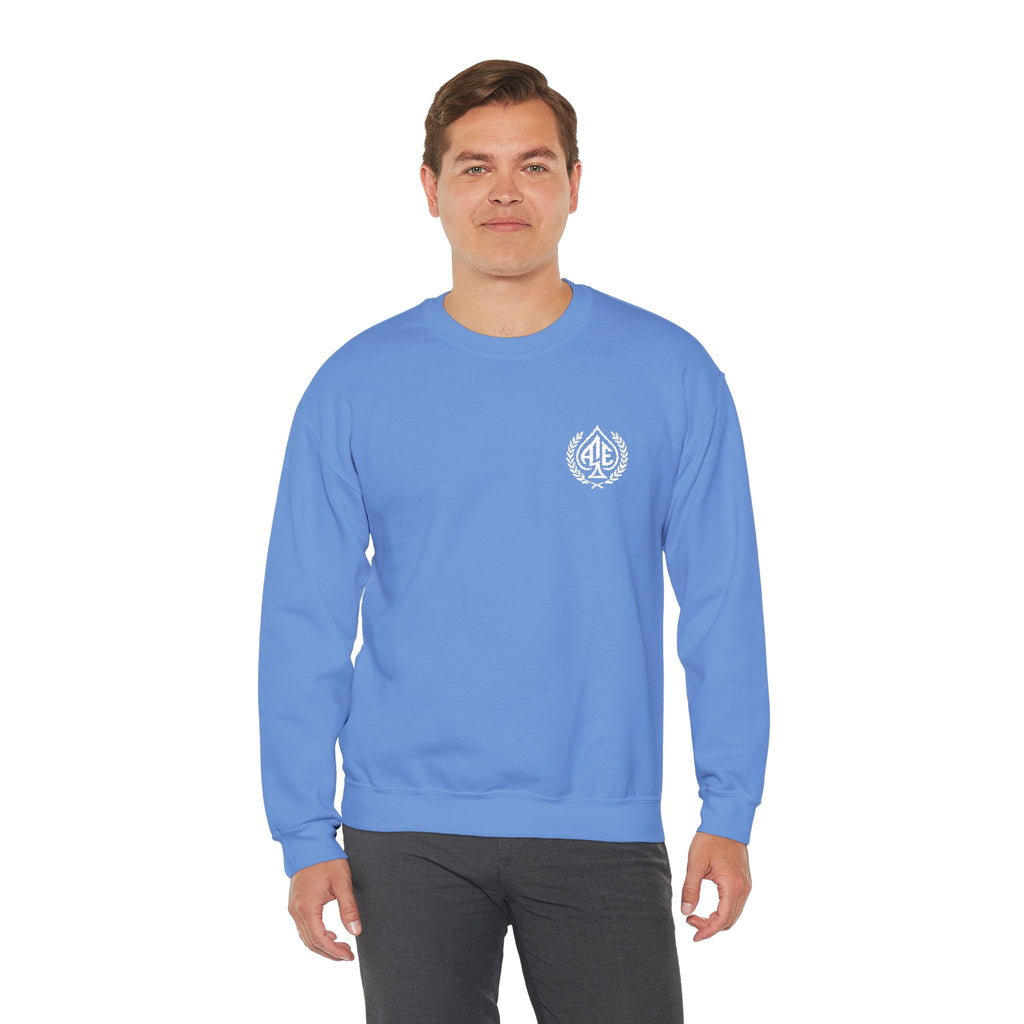 Ace'n White Crest Embroidered Crewneck Sweatshirt