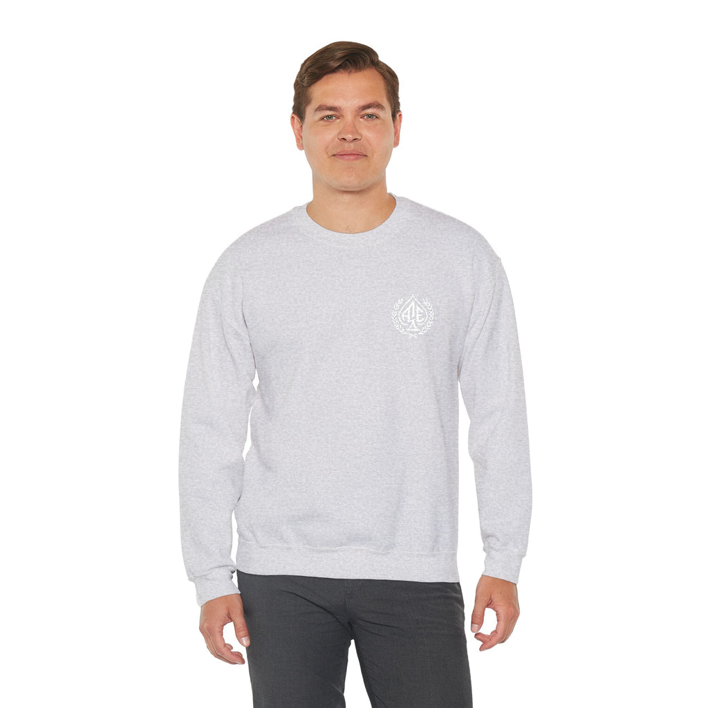 Ace'n White Crest Embroidered Crewneck Sweatshirt