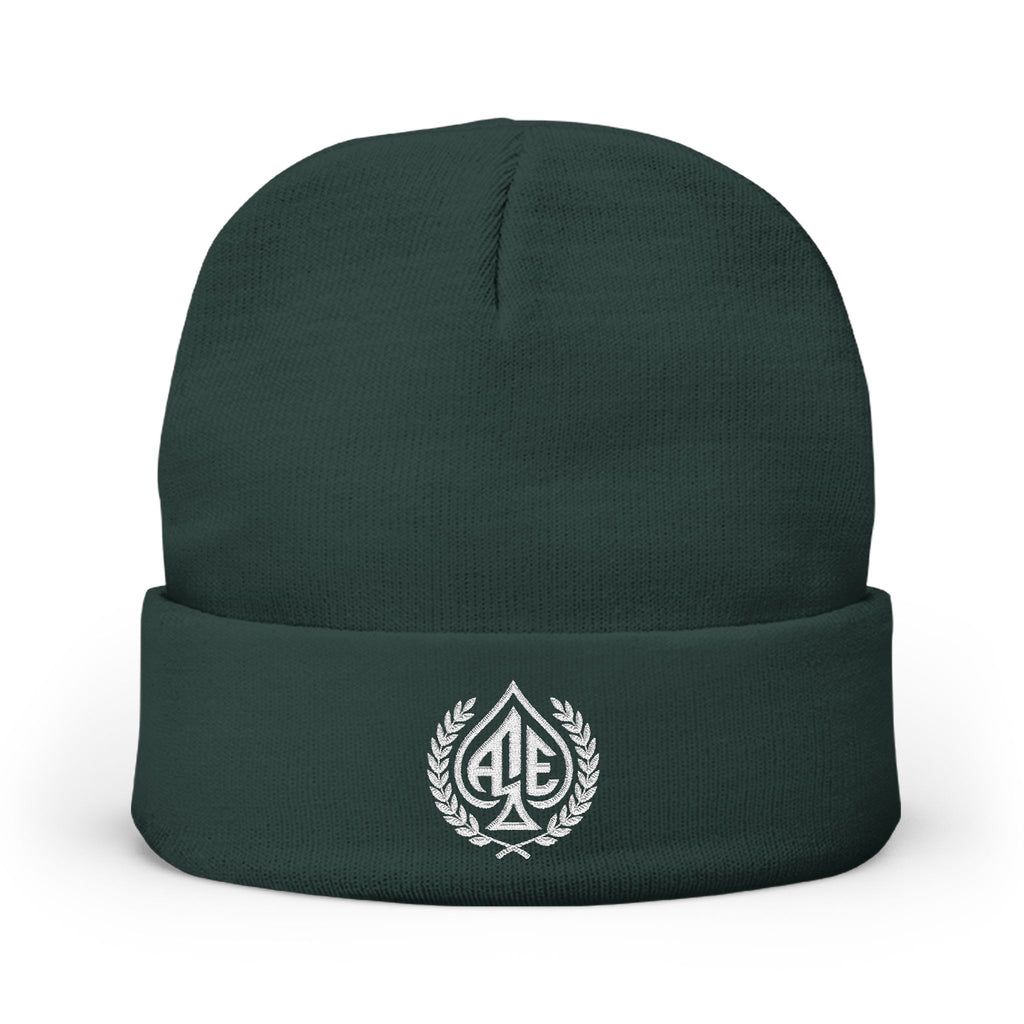 Ace'n White Crest Embroidered Beanie