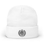 Ace'n Black Crest Embroidered Beanie