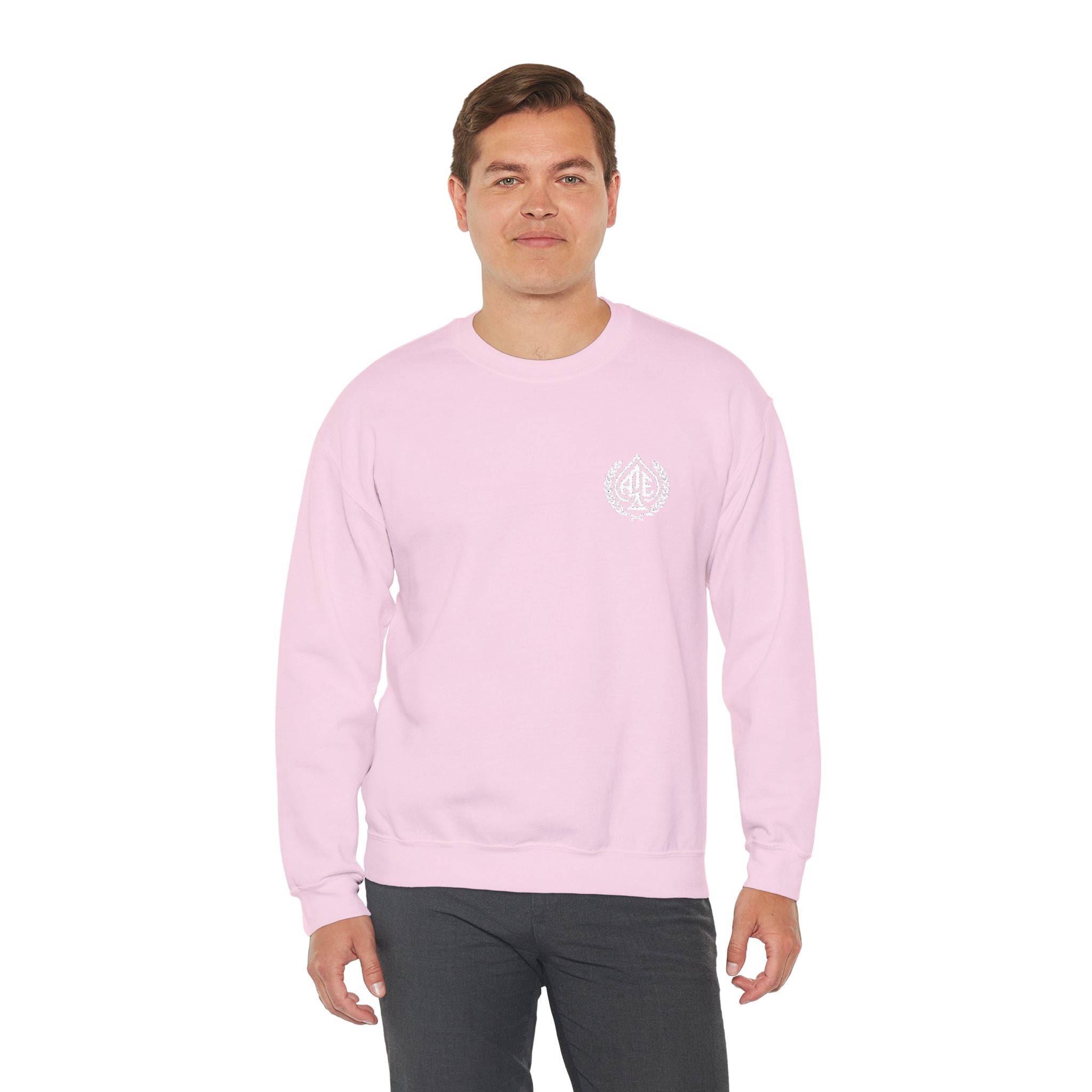 Ace'n White Crest Embroidered Crewneck Sweatshirt