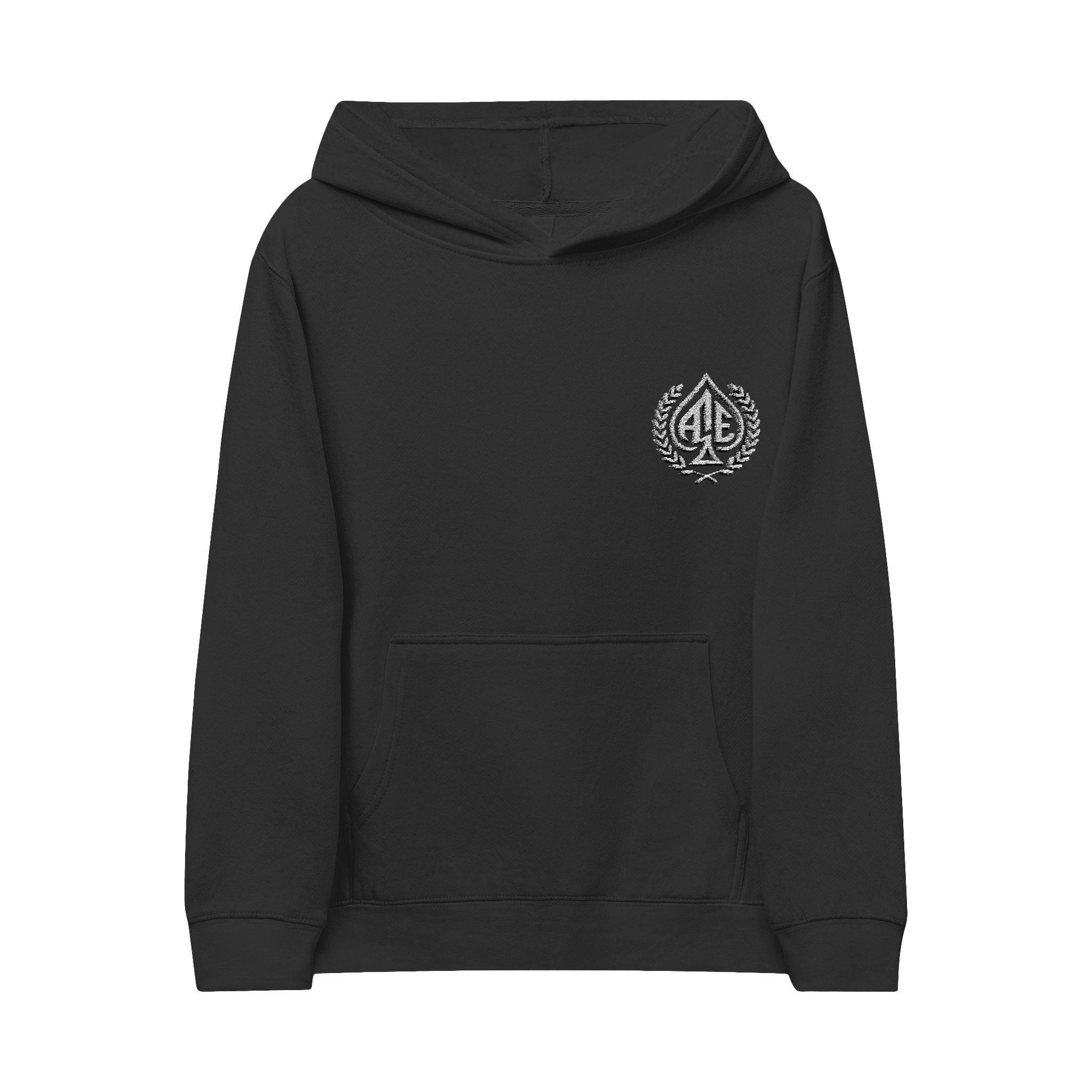 Ace'n White Crest Embroidered Kids Hoodie
