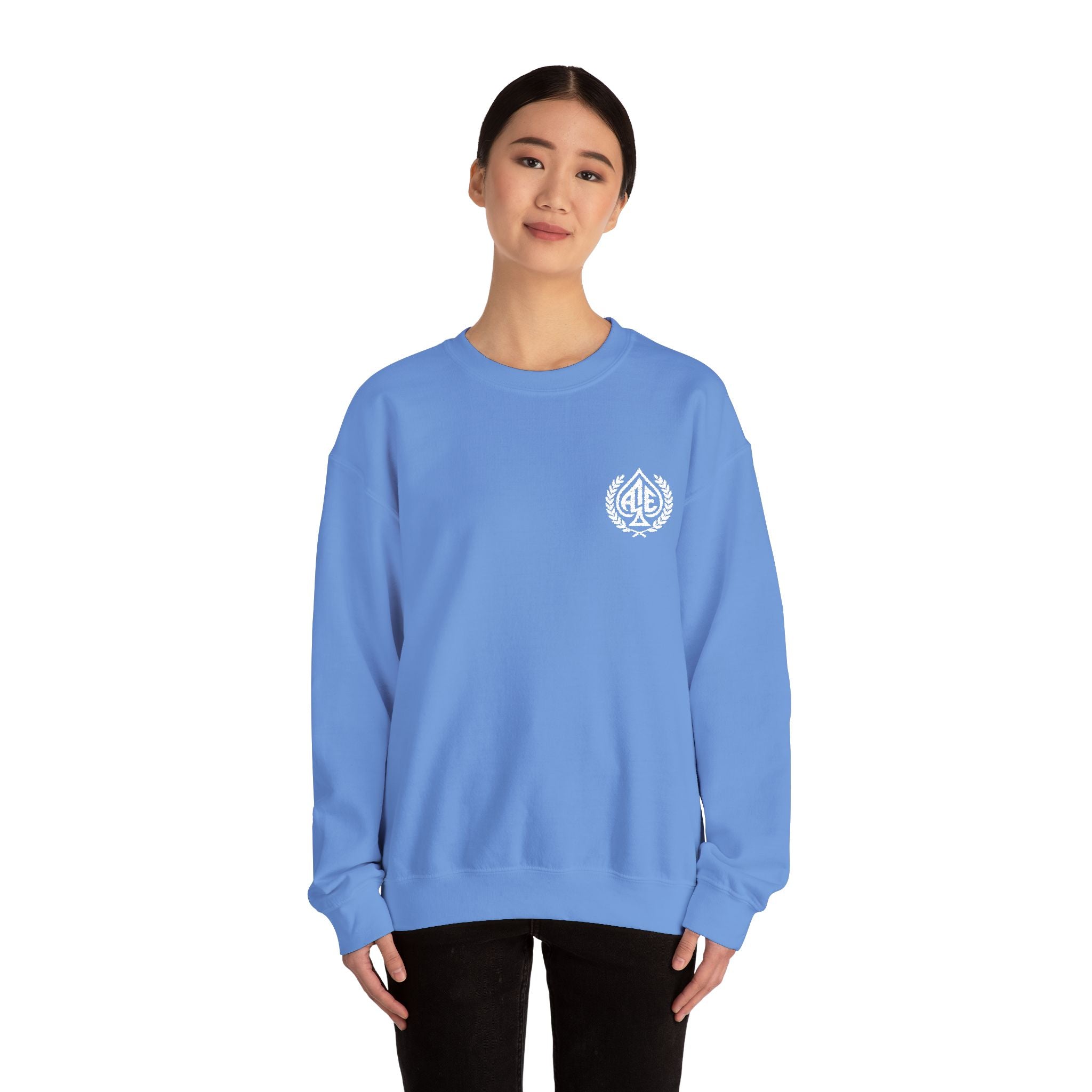 Ace'n White Crest Embroidered Crewneck Sweatshirt