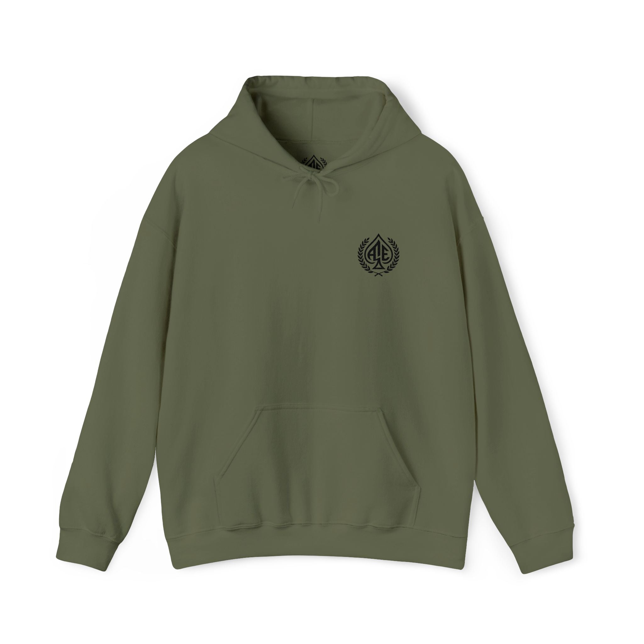 Ace'n Black Crest Embroidered Hoodie