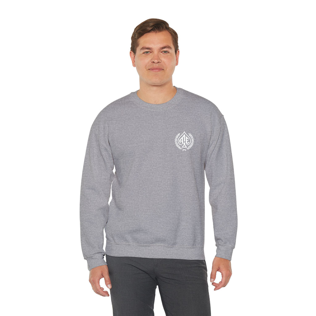 Ace'n White Crest Embroidered Crewneck Sweatshirt