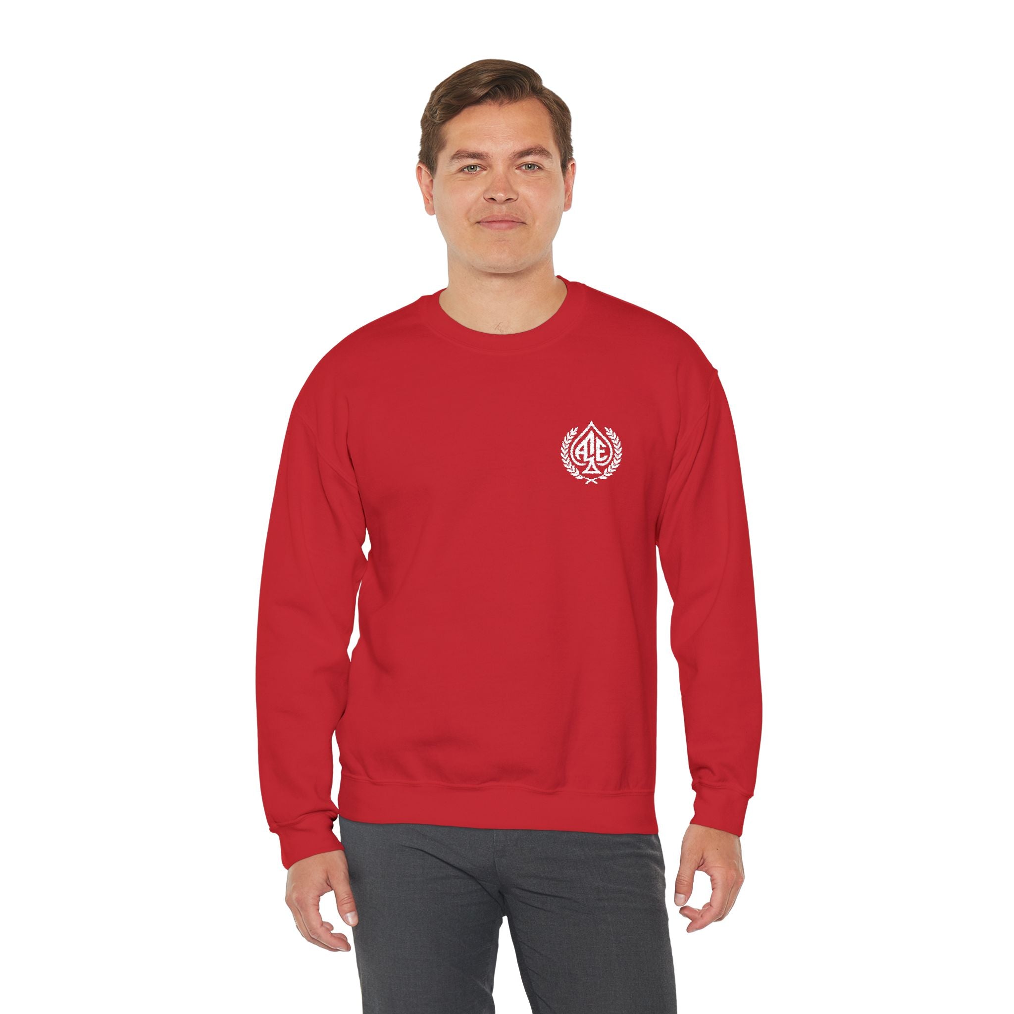 Ace'n White Crest Embroidered Crewneck Sweatshirt