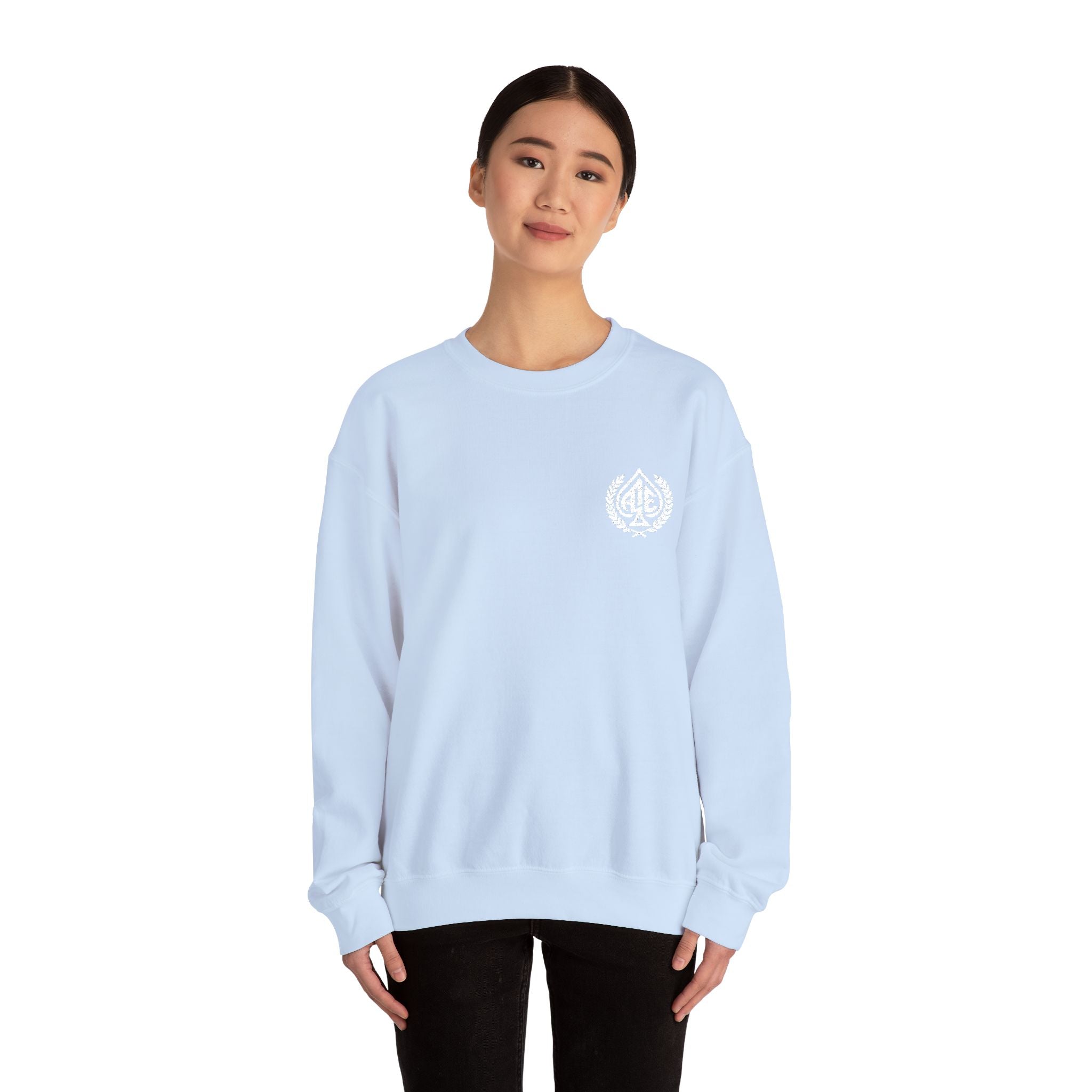 Ace'n White Crest Embroidered Crewneck Sweatshirt