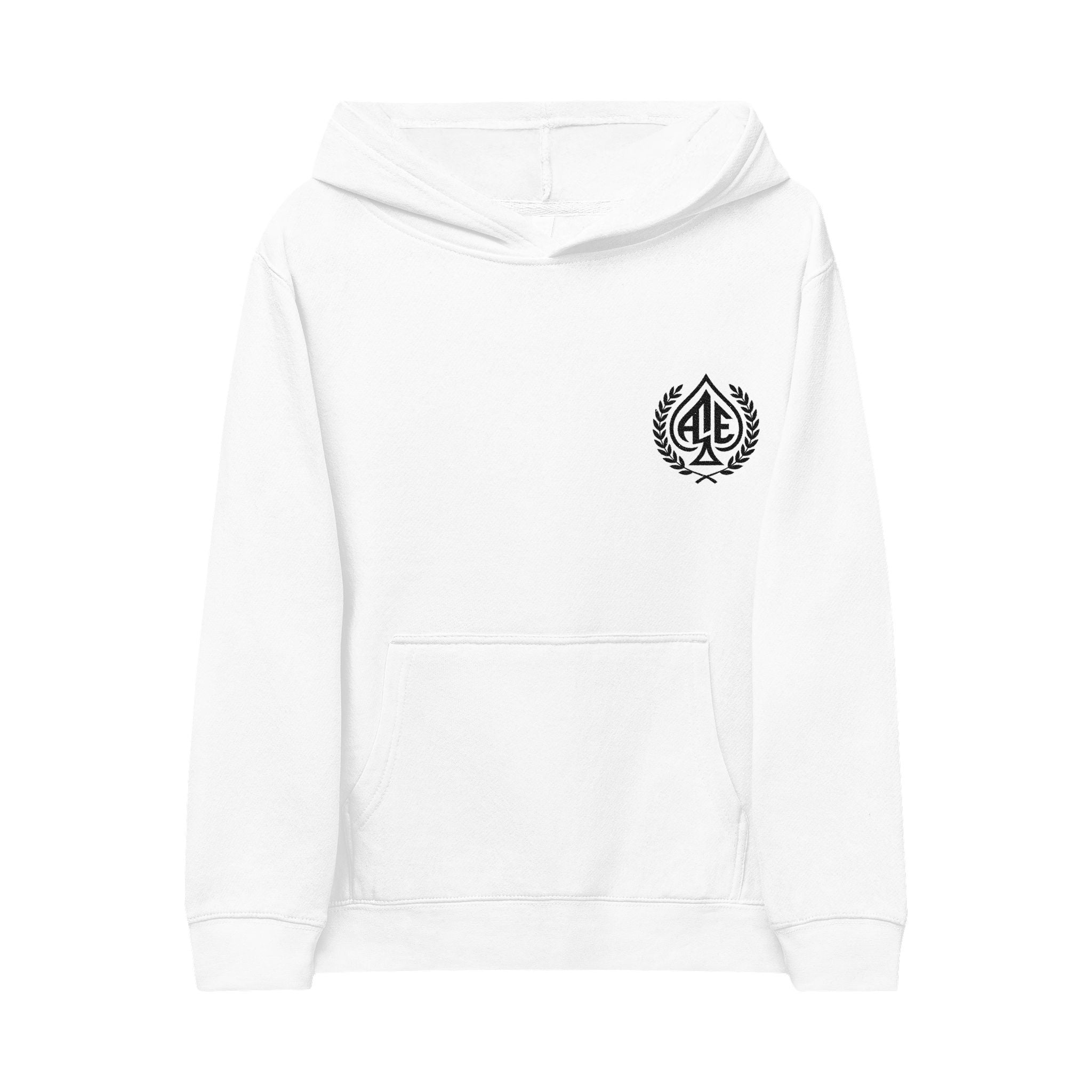 Ace'n Black Crest Embroidered Kids Hoodie