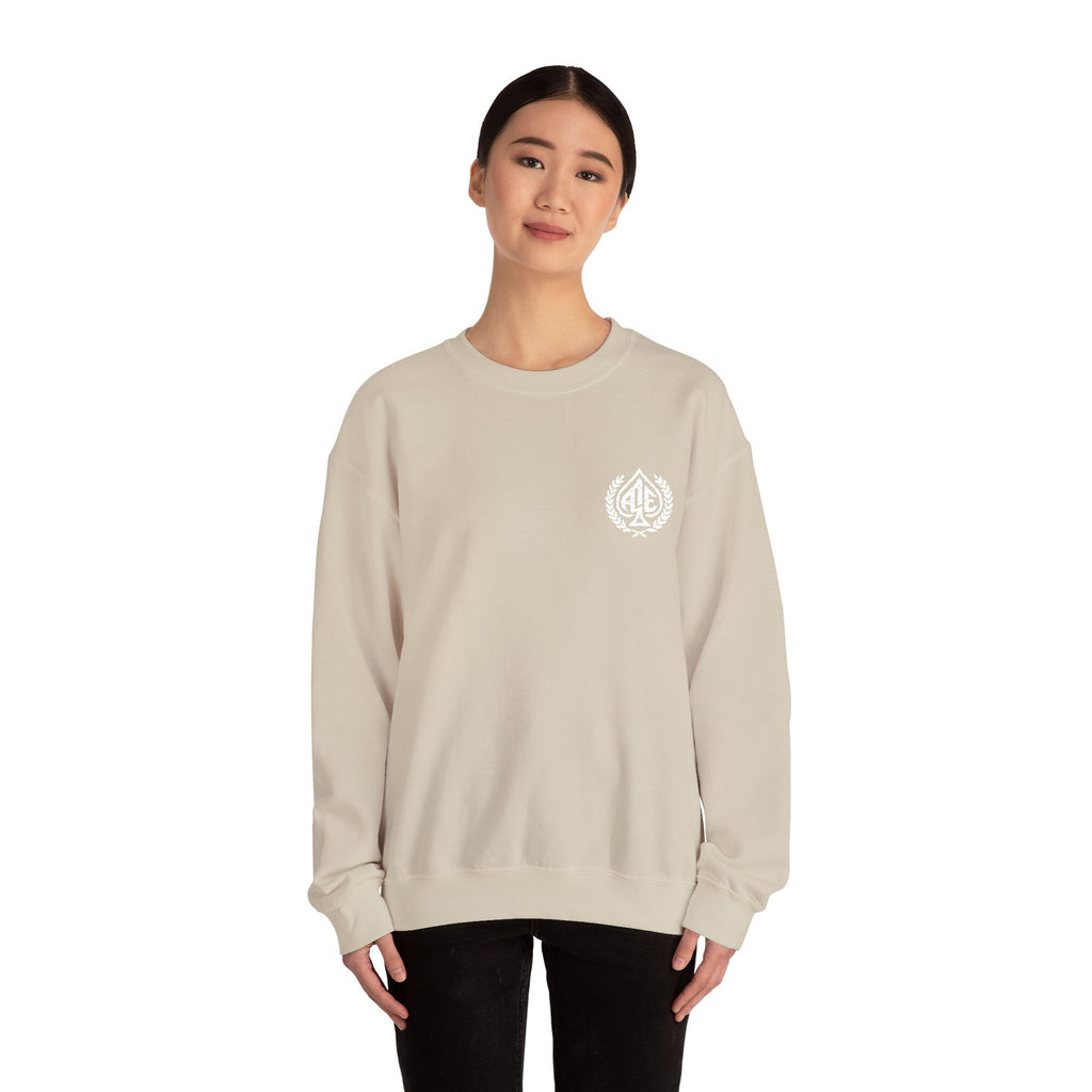 Ace'n White Crest Embroidered Crewneck Sweatshirt