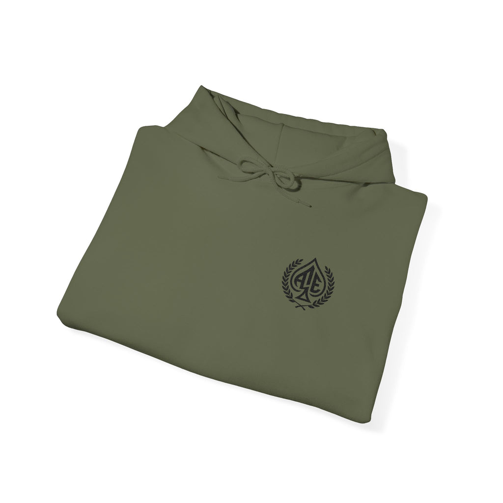 Ace'n Black Crest Embroidered Hoodie