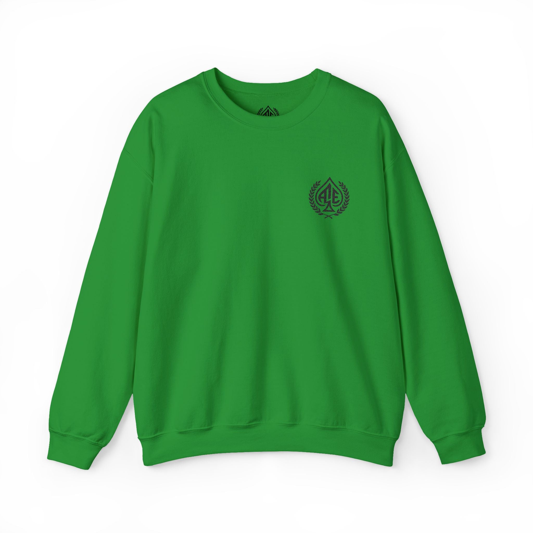 Ace'n Black Crest Embroidered Crewneck Sweatshirt