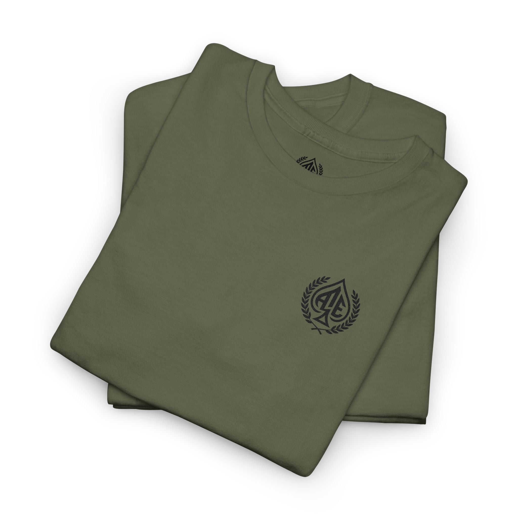Ace'n Black Crest Embroidered Tee