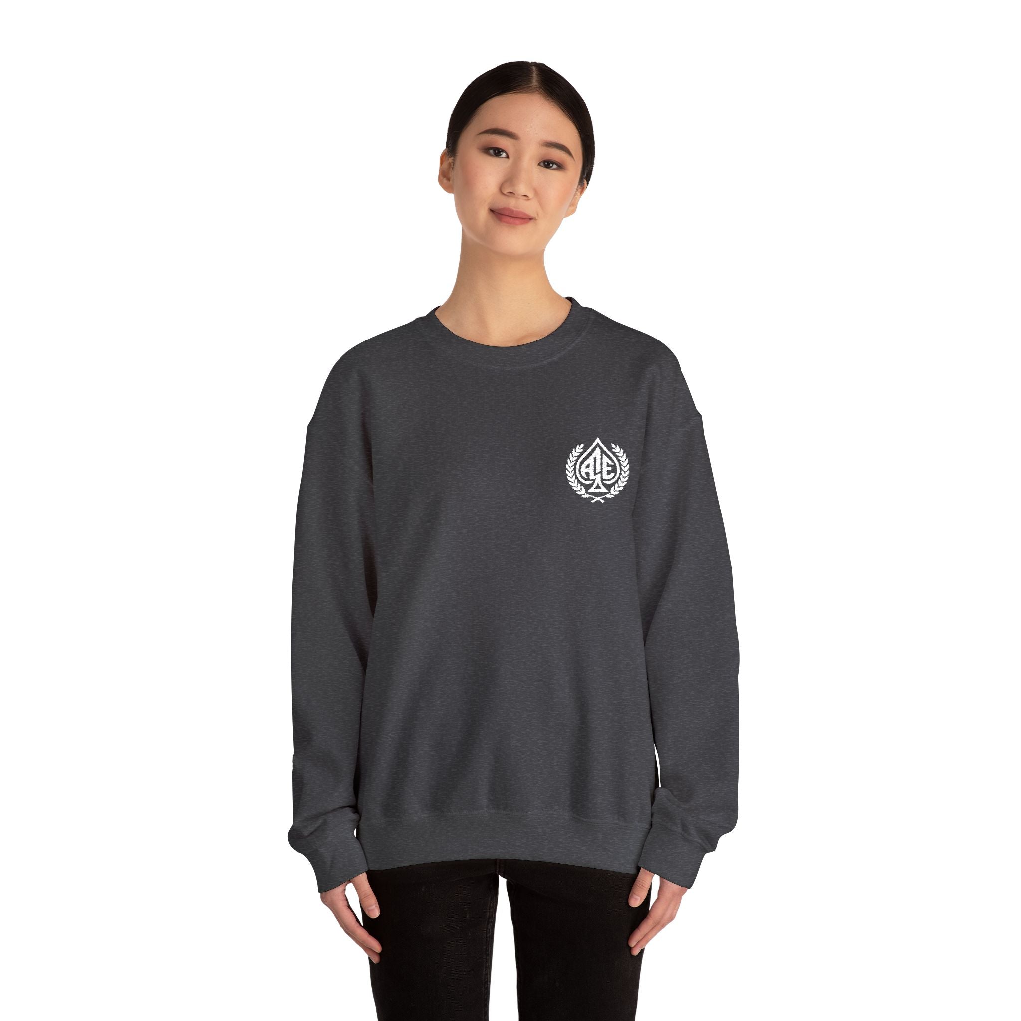 Ace'n White Crest Embroidered Crewneck Sweatshirt