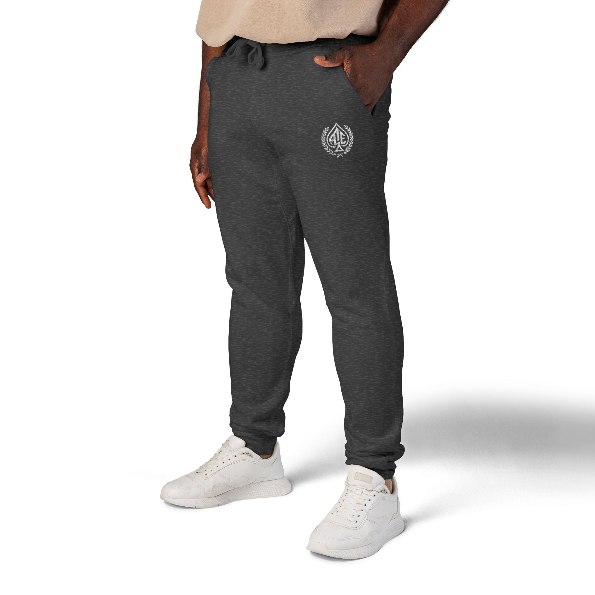 Ace'n White Crest Embroidered Sweatpants