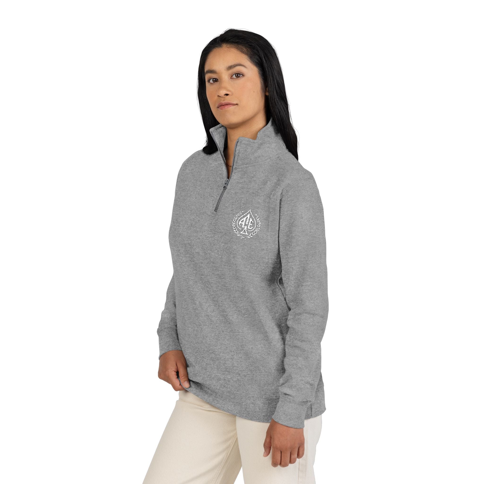 Ace'n Embroidered Quarter Zip Pullover
