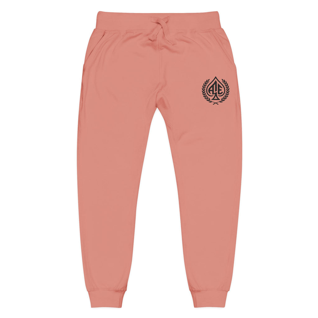 Ace'n Black Crest Embroidered Sweatpants