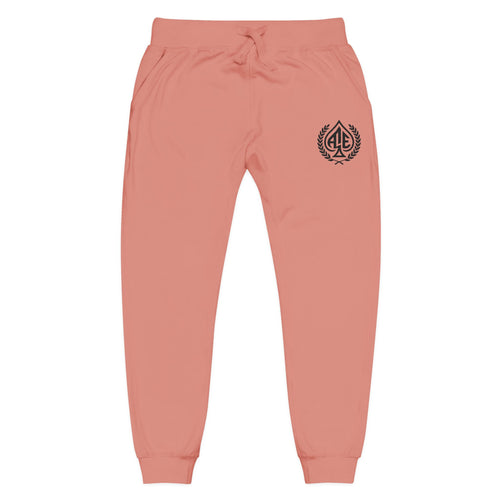 Ace'n Black Crest Embroidered Sweatpants