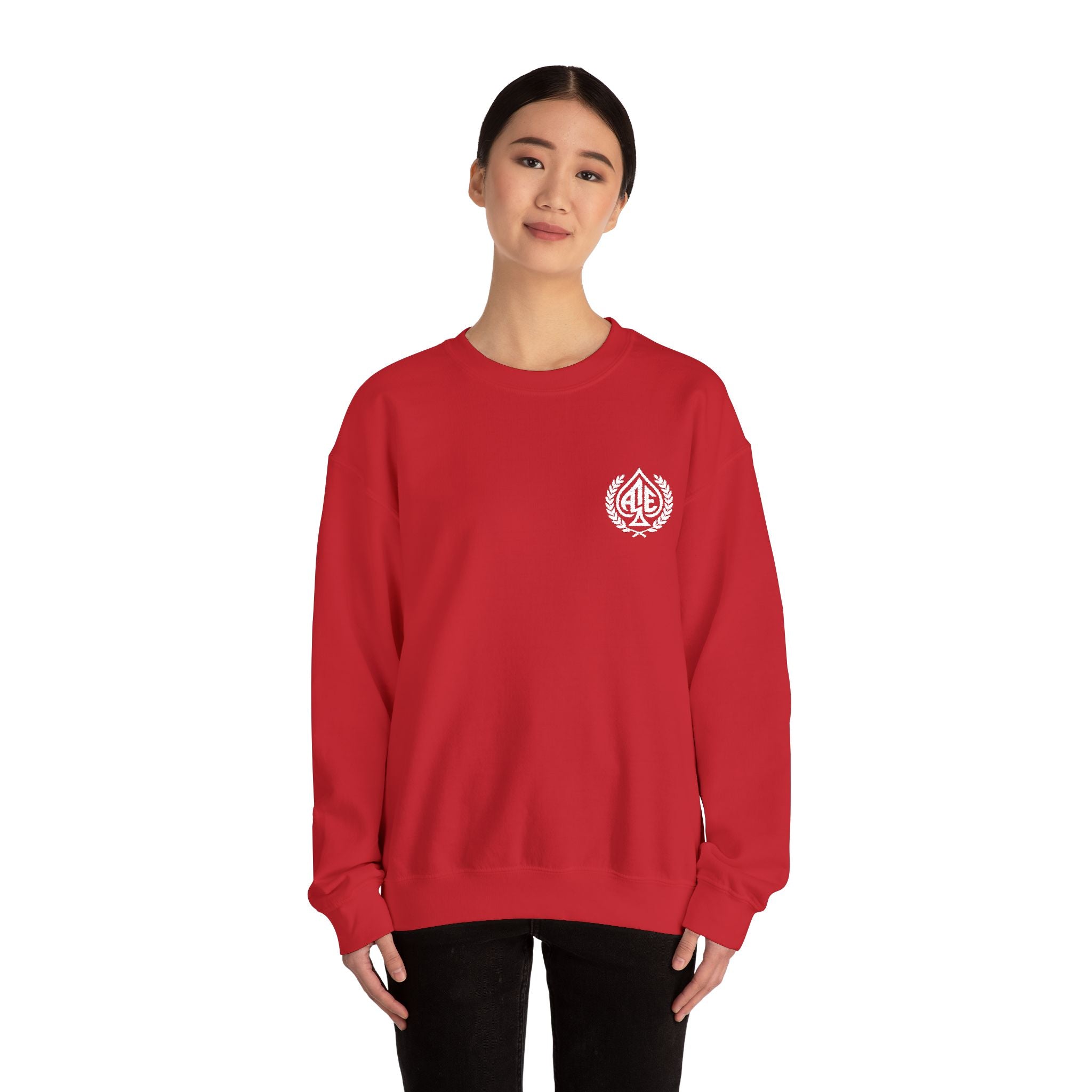 Ace'n White Crest Embroidered Crewneck Sweatshirt