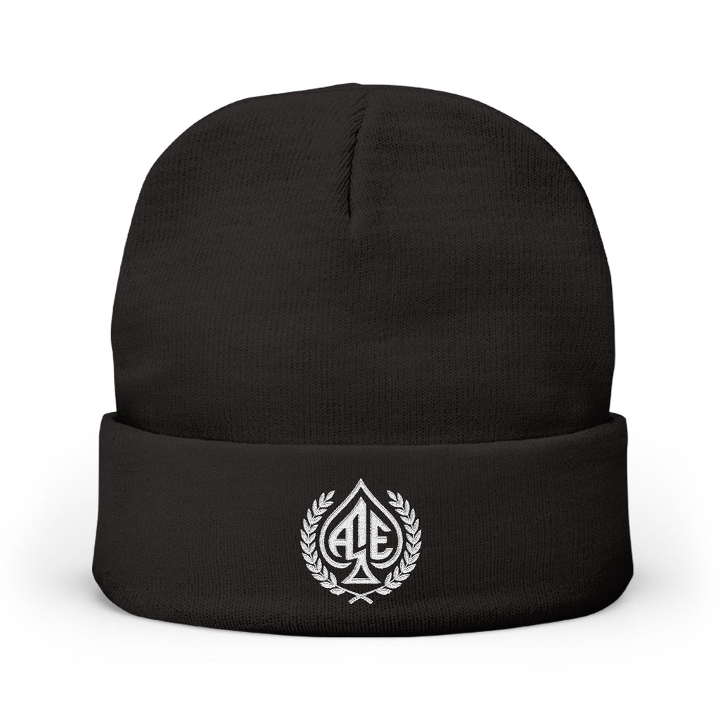 Ace'n White Crest Embroidered Beanie