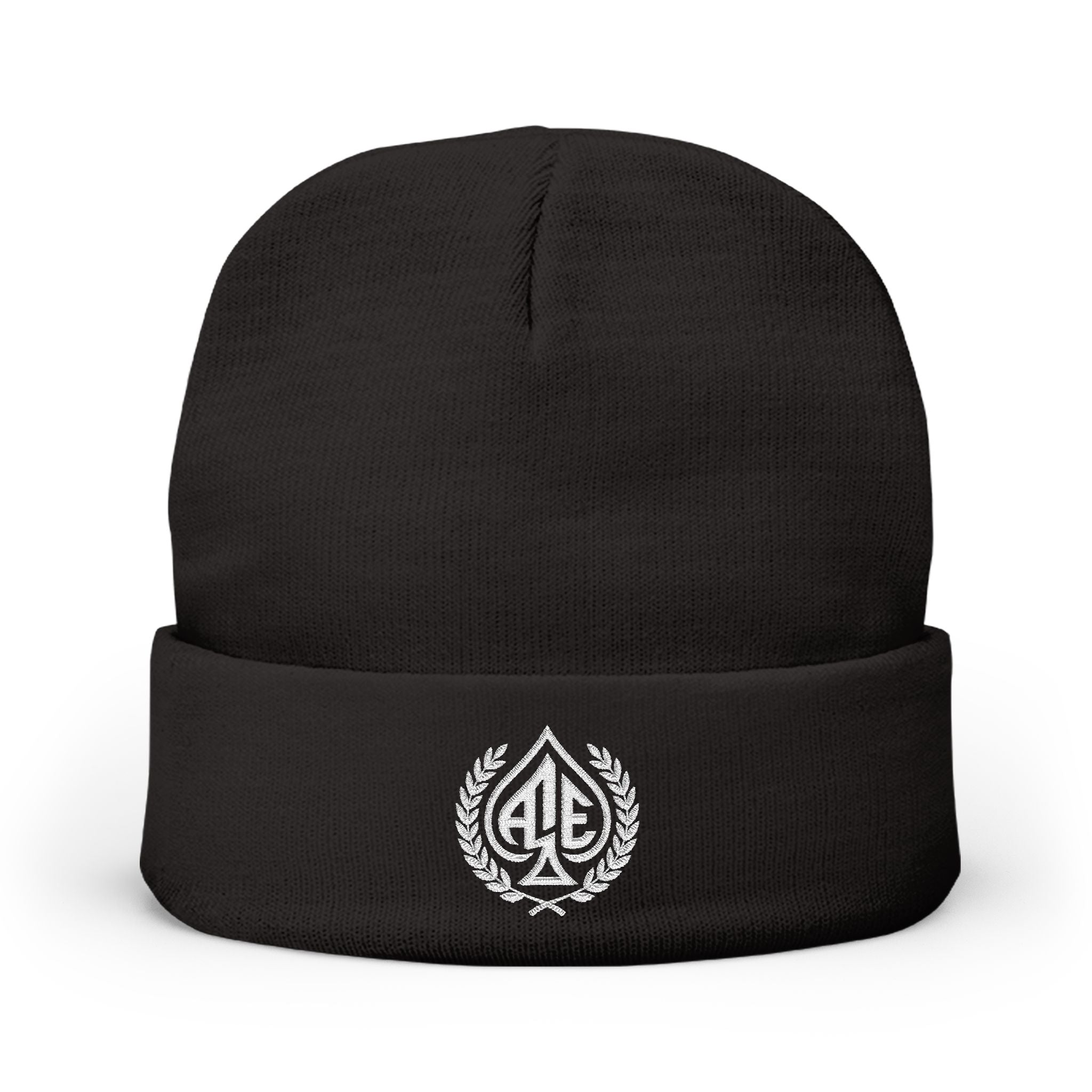 Ace'n White Crest Embroidered Beanie