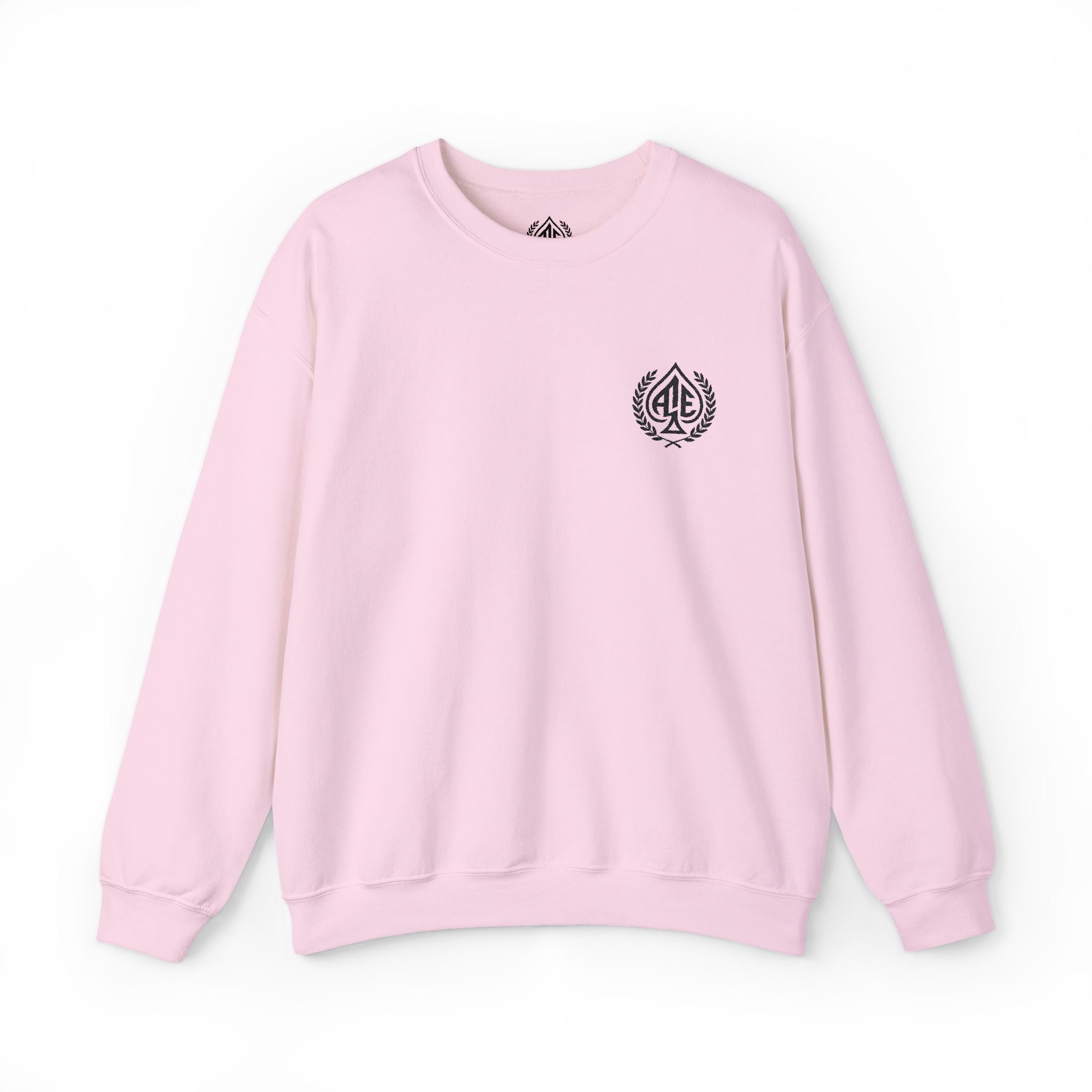 Ace'n Black Crest Embroidered Crewneck Sweatshirt