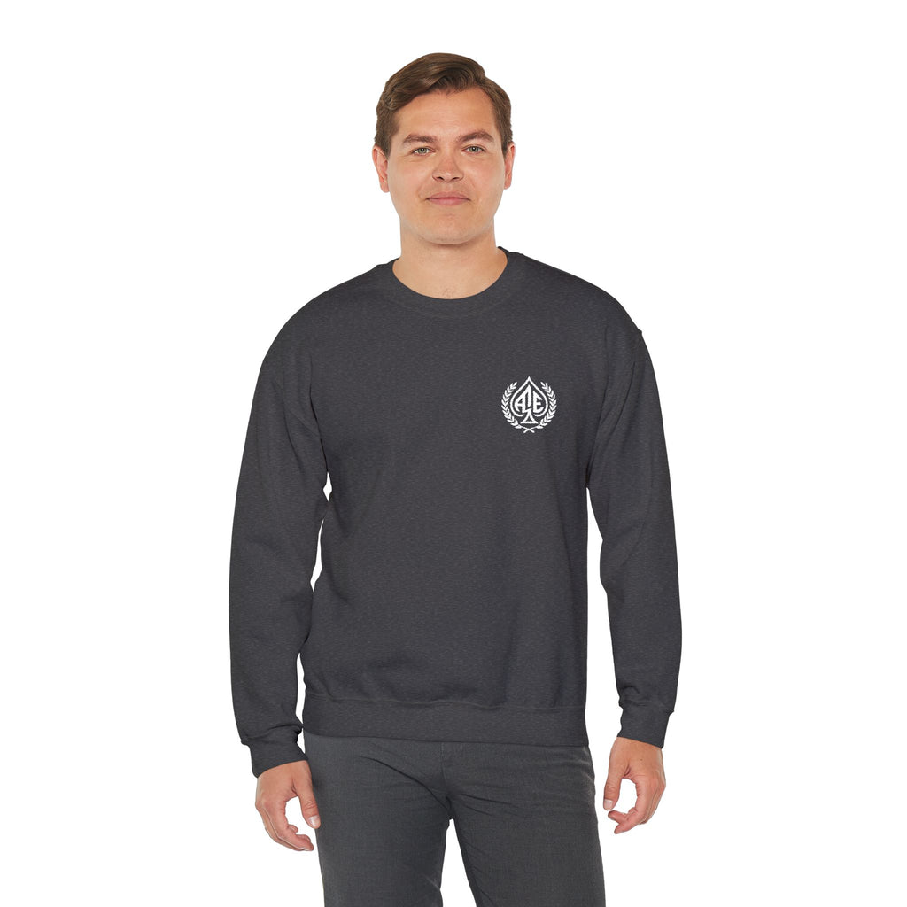 Ace'n White Crest Embroidered Crewneck Sweatshirt