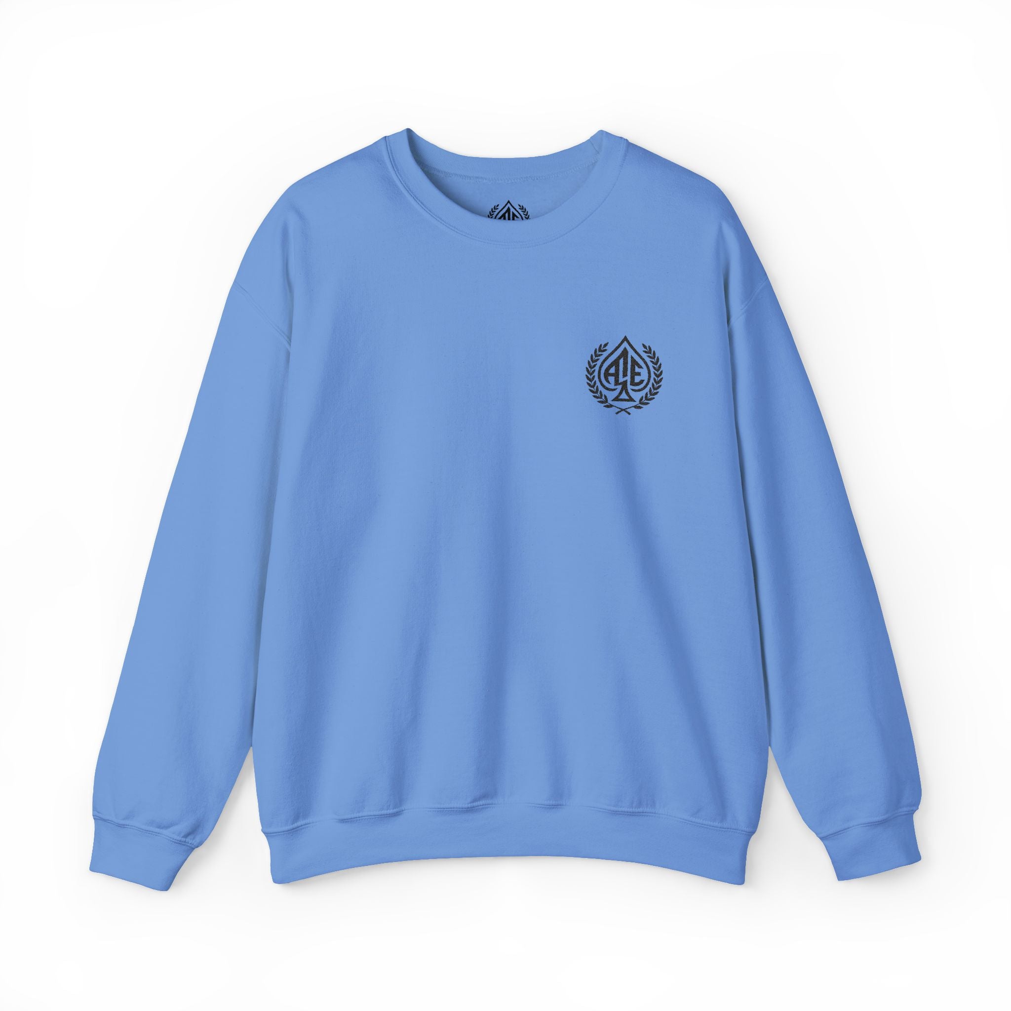 Ace'n Black Crest Embroidered Crewneck Sweatshirt