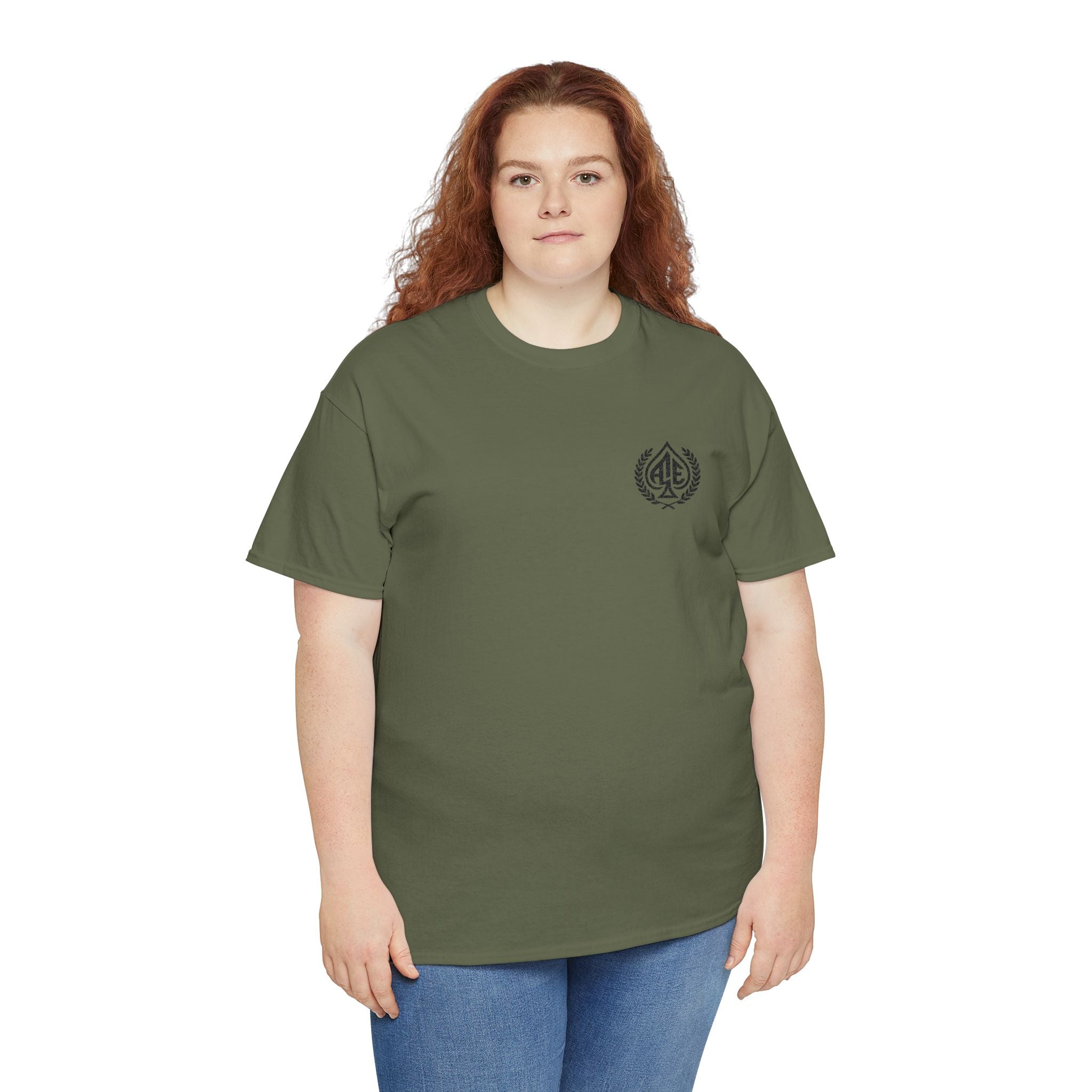 Ace'n Black Crest Embroidered Tee