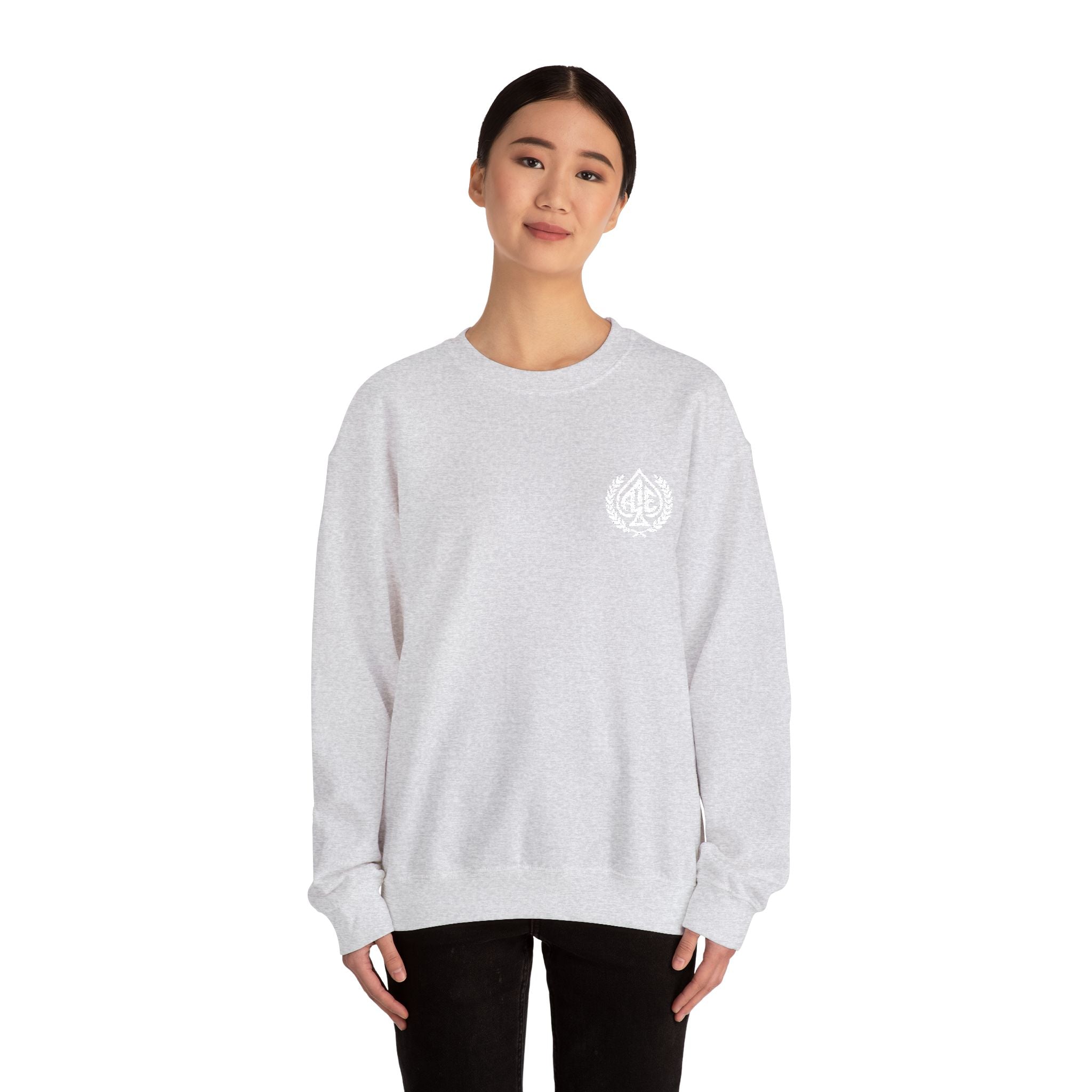 Ace'n White Crest Embroidered Crewneck Sweatshirt