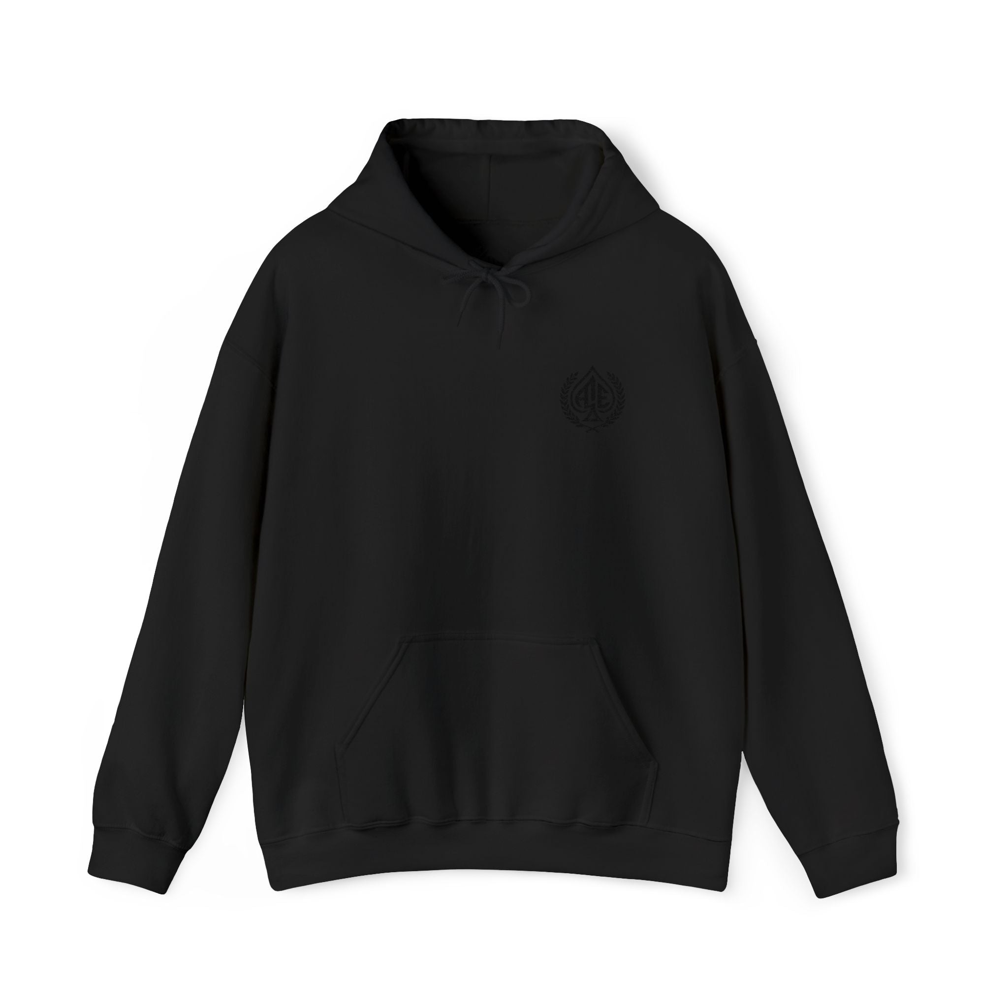 Ace'n Black Crest Embroidered Hoodie