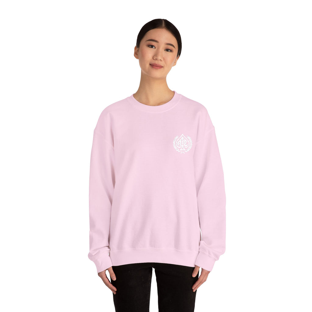 Ace'n White Crest Embroidered Crewneck Sweatshirt