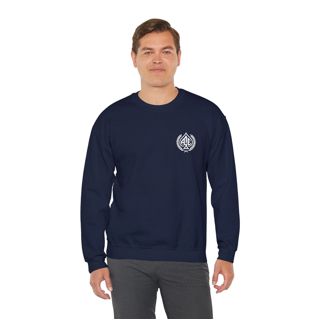 Ace'n White Crest Embroidered Crewneck Sweatshirt
