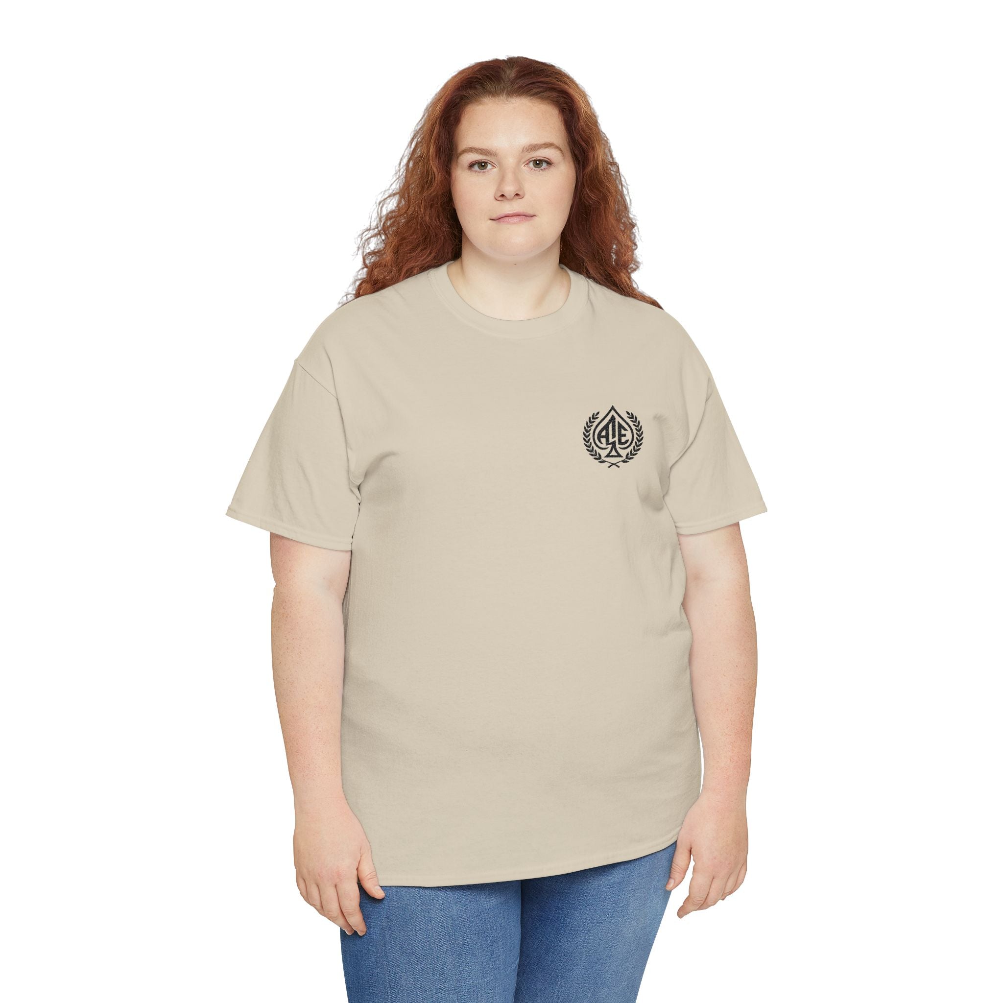Ace'n Black Crest Embroidered Tee