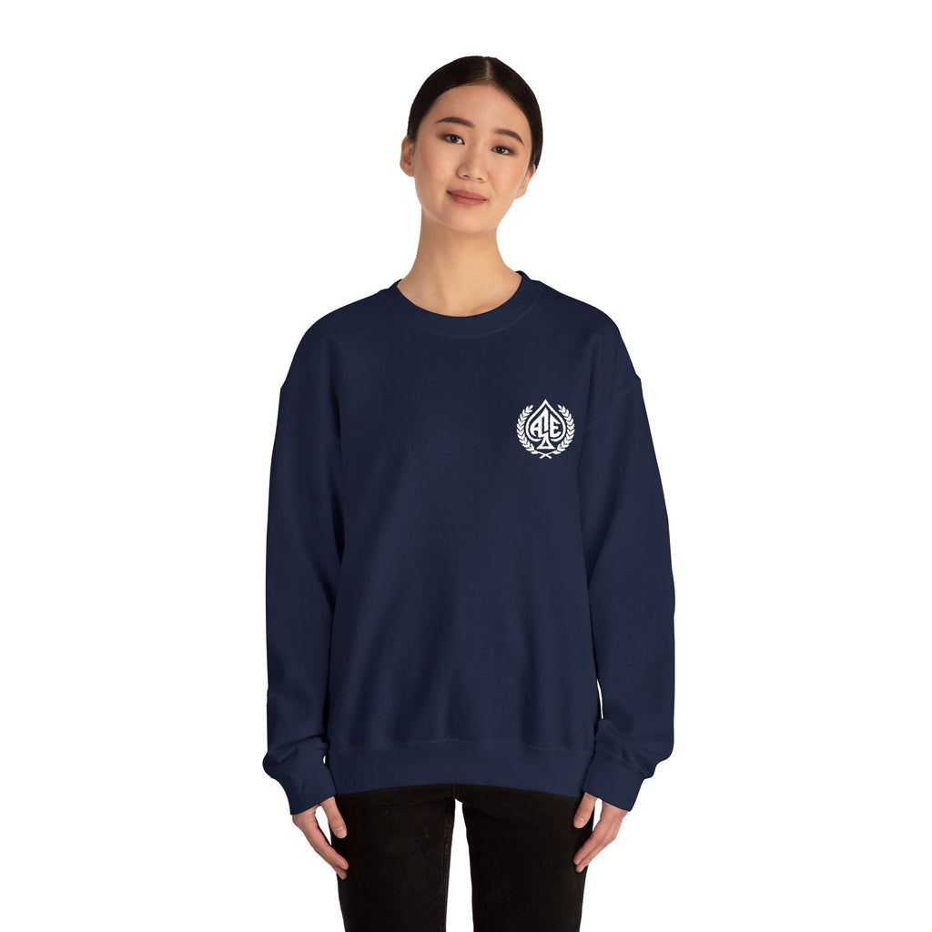Ace'n White Crest Embroidered Crewneck Sweatshirt