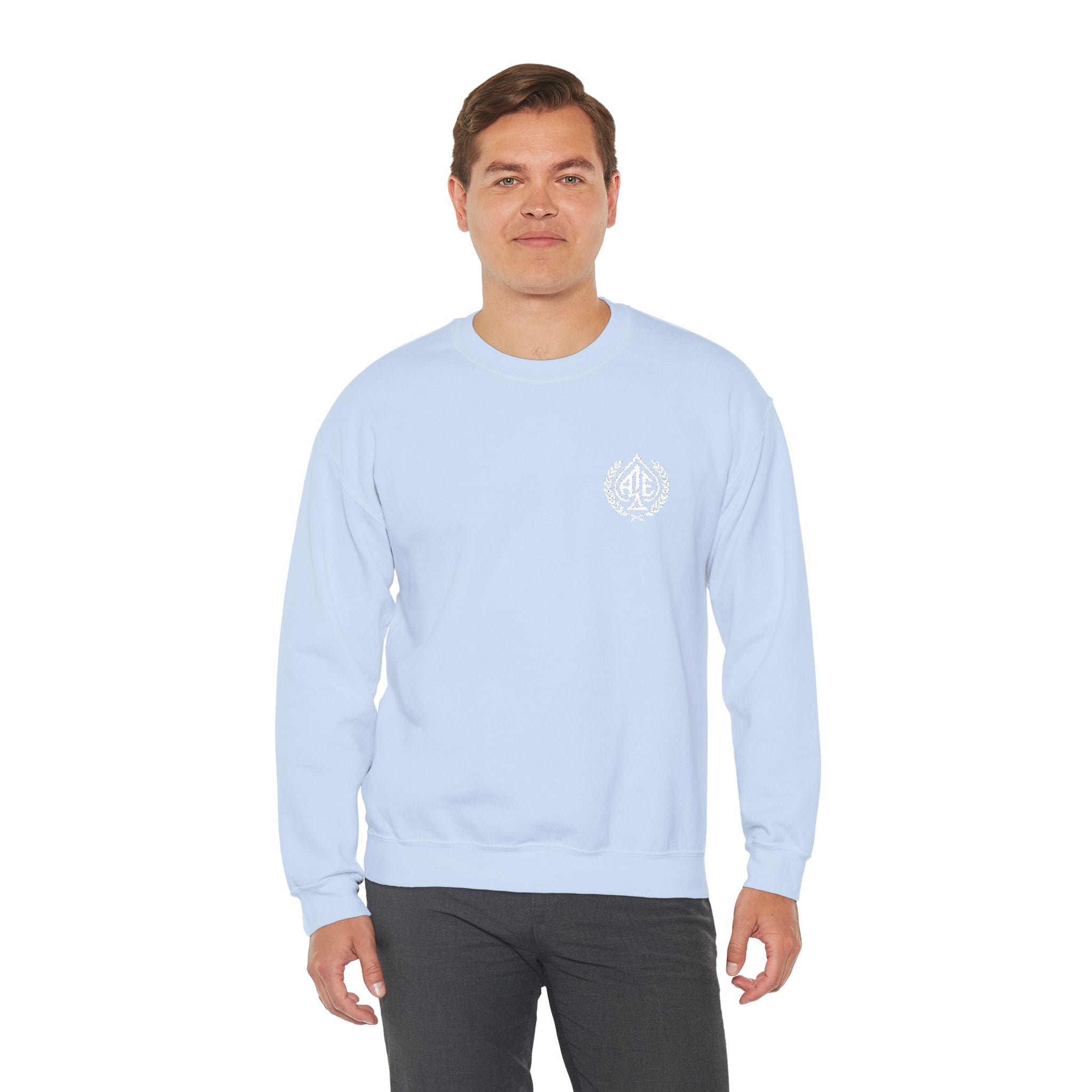 Ace'n White Crest Embroidered Crewneck Sweatshirt