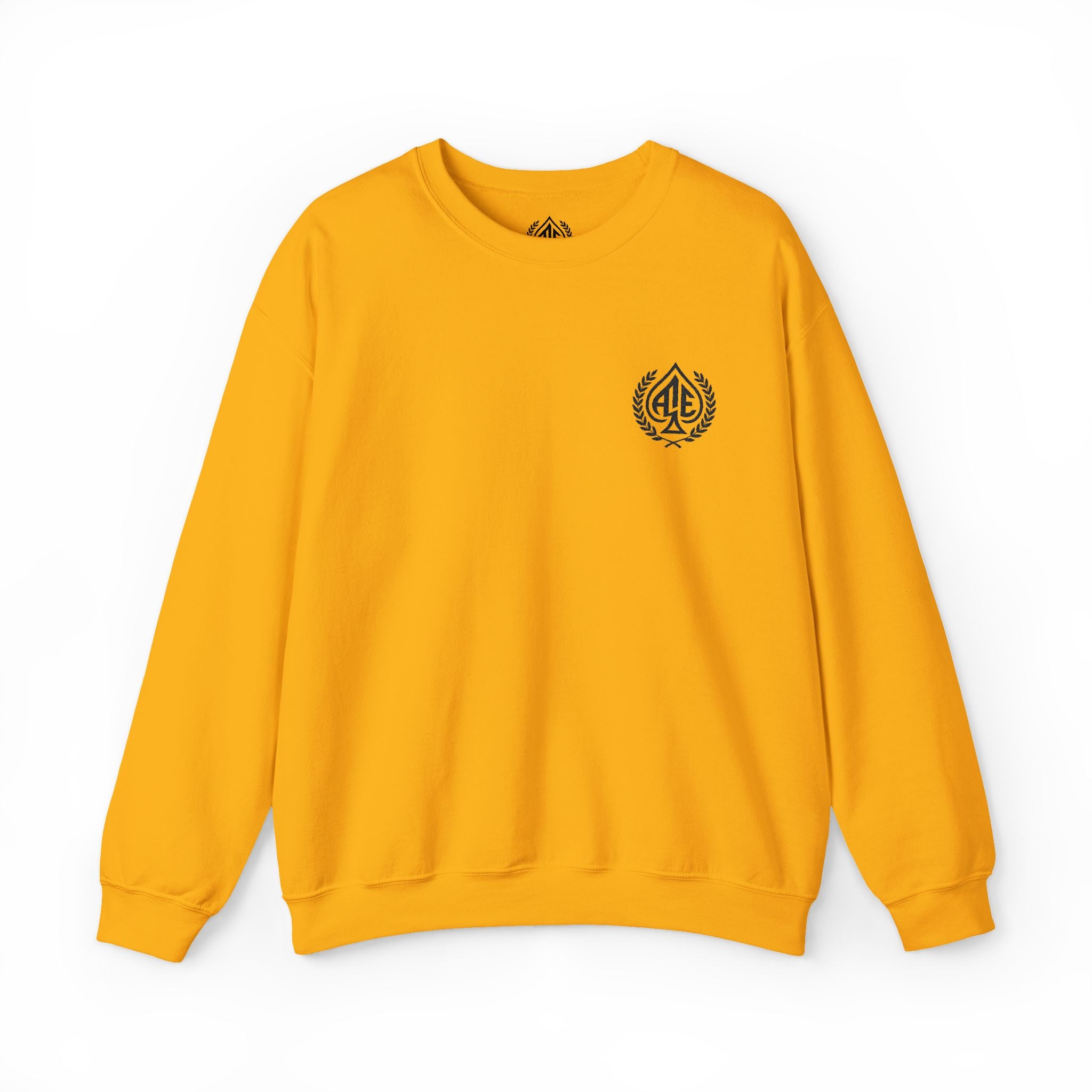 Ace'n Black Crest Embroidered Crewneck Sweatshirt