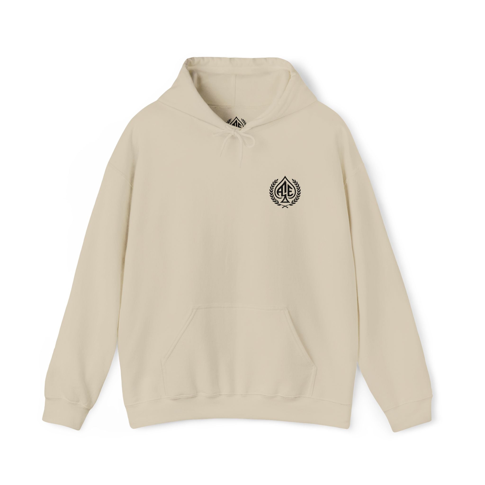 Ace'n Black Crest Embroidered Hoodie