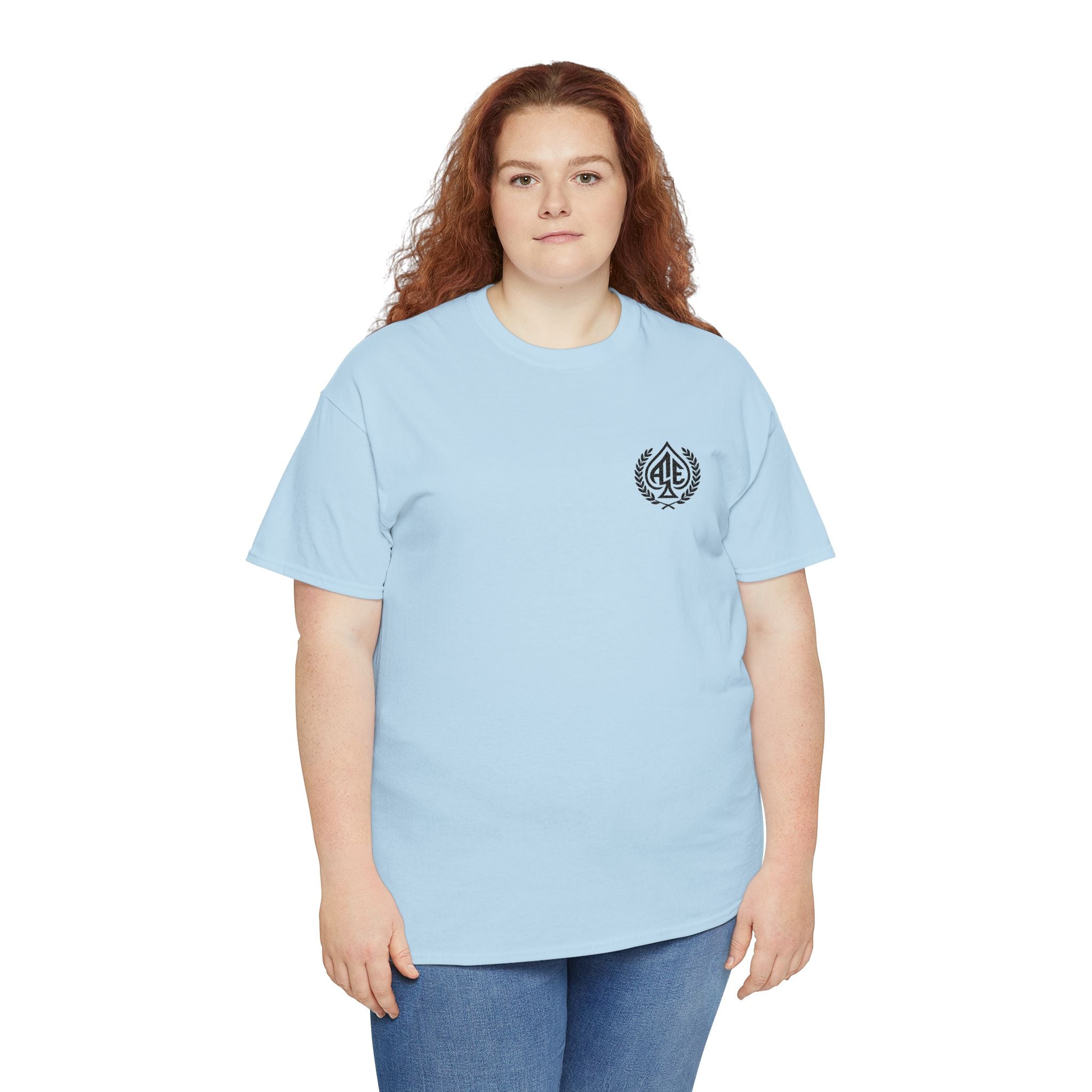 Ace'n Black Crest Embroidered Tee