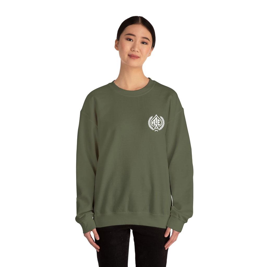 Ace'n White Crest Embroidered Crewneck Sweatshirt