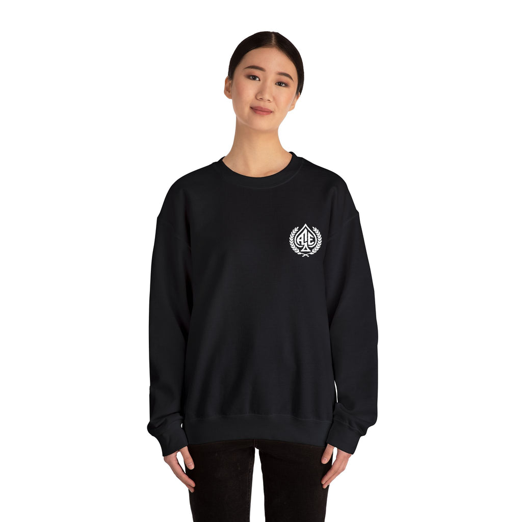 Ace'n White Crest Embroidered Crewneck Sweatshirt