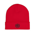 Ace'n Black Crest Embroidered Beanie